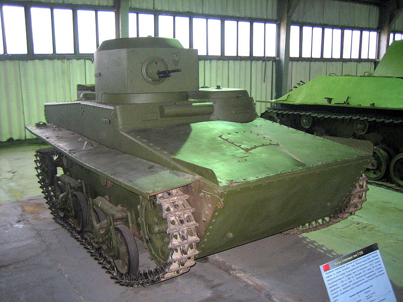 Плавающий танк Т-37А, СССР