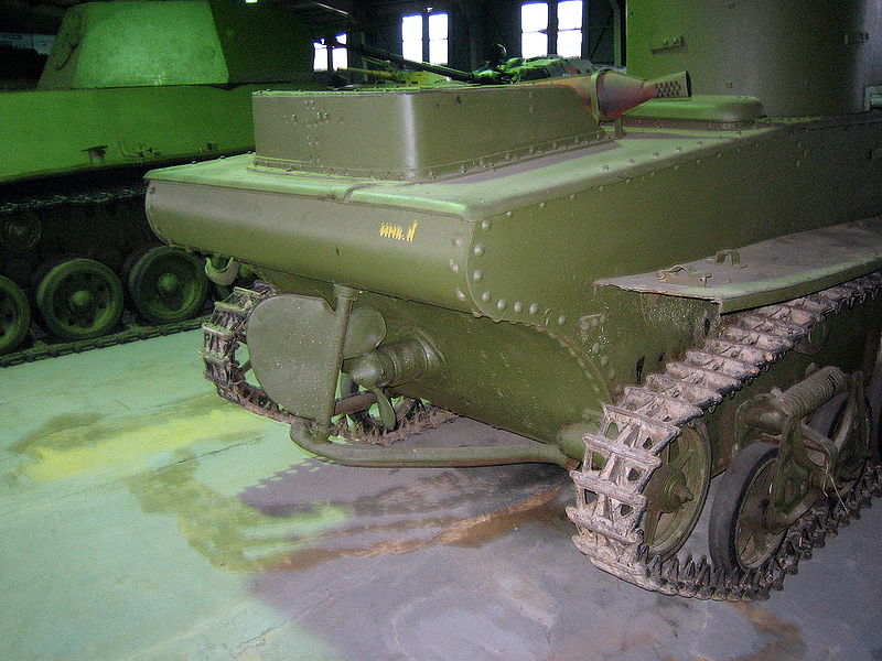 Плавающий танк Т-37А, СССР