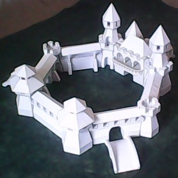 бумажная модель Замок Рекса