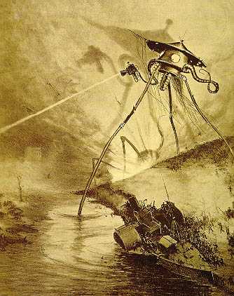 «Война миров» французское издание 1906 года художник Энрике Алвим Корреа