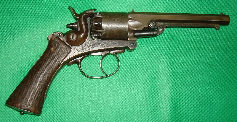Револьвер капсюльный с боковым курком, Льеж, Бельгия, середина XIX века